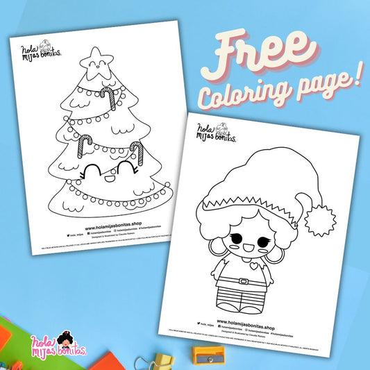 Free Holiday Coloring Page