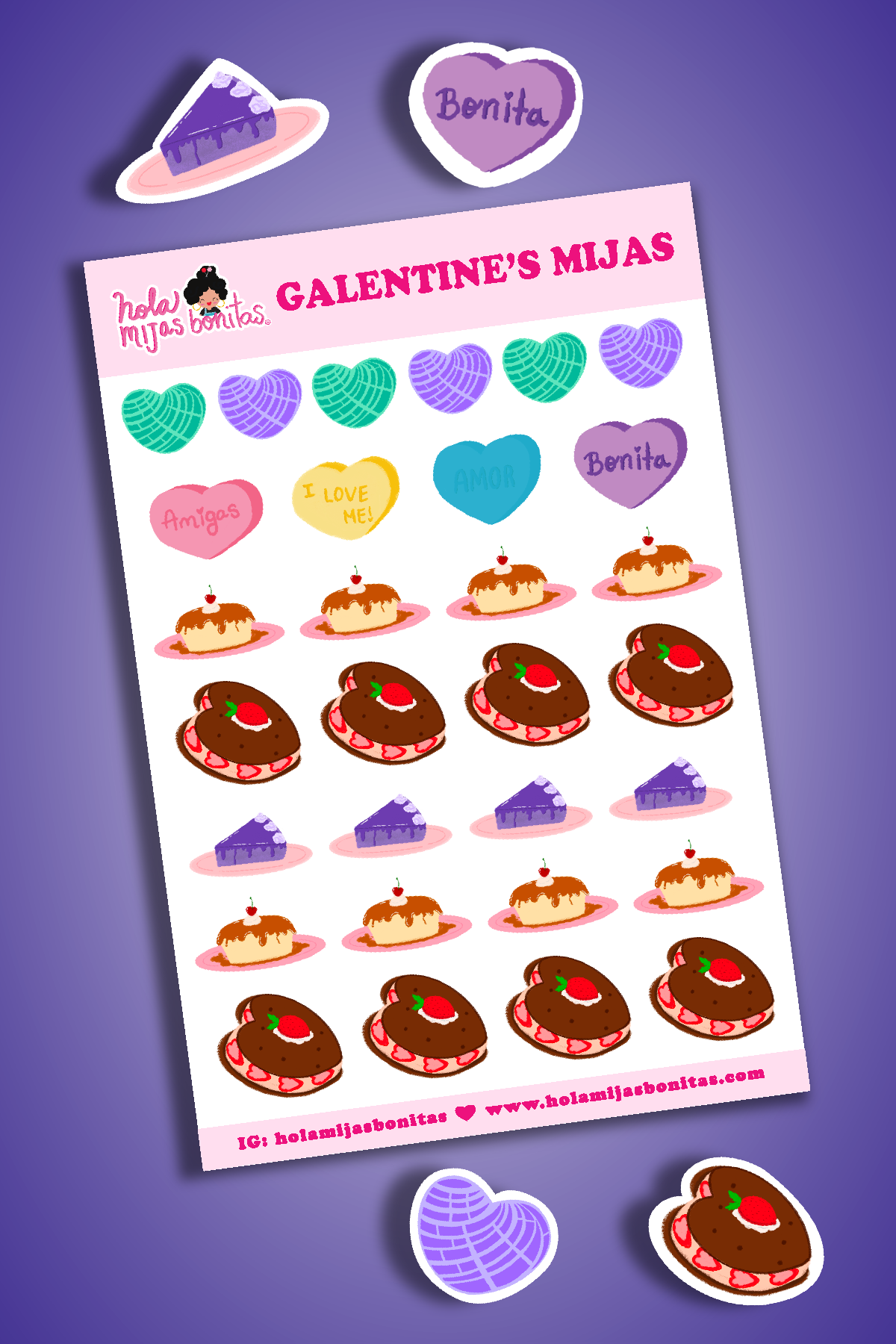 Valentines Coloring Cards & Sticker Pack