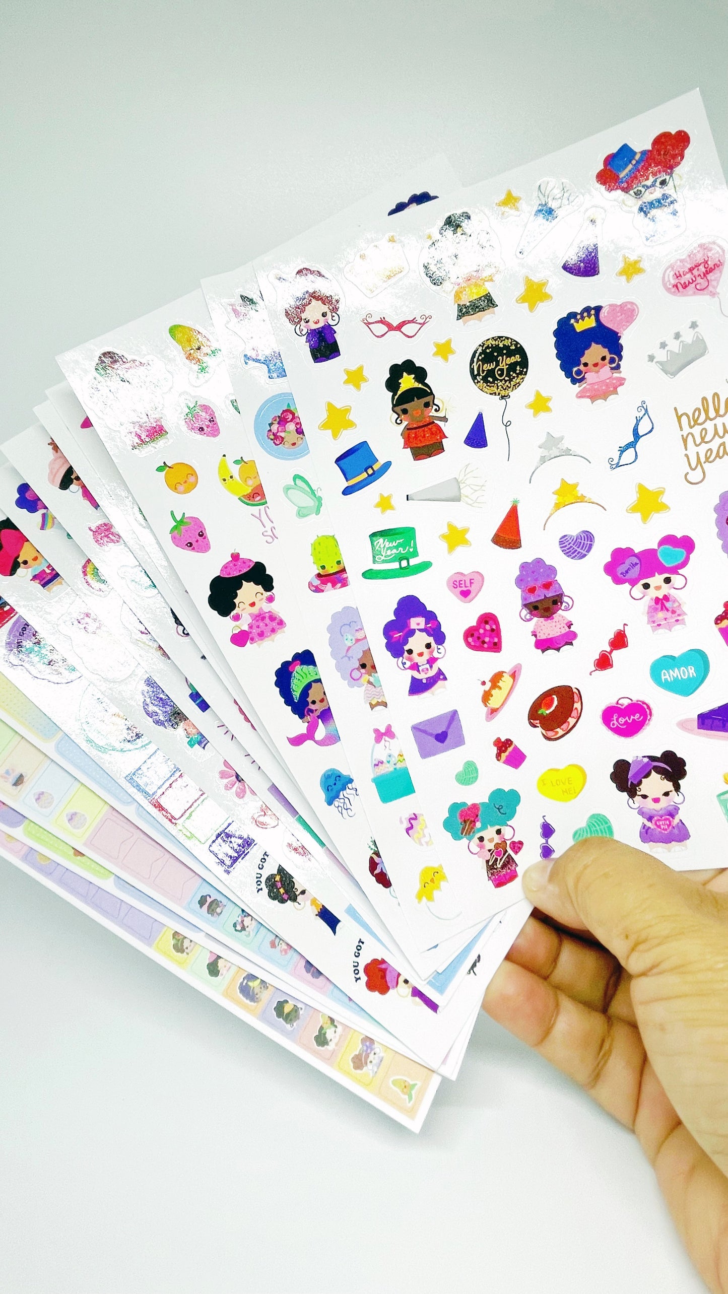 Hola Mijas Bonitas x Bloom Daily Planners Stickers Pack Collaboration-Monthly Celebration