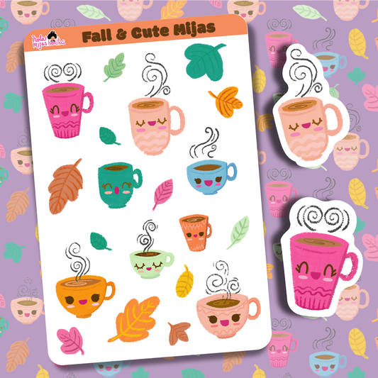 Fall I'm In Love Small Assets Sticker Sheet