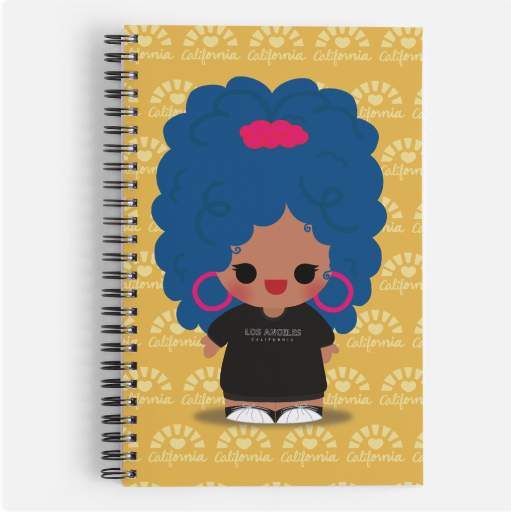 Cali Mijas Rosa Blank Notebook
