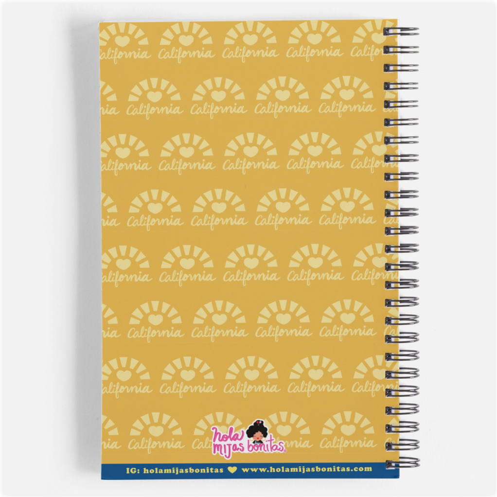Cali Mijas Rosa Blank Notebook