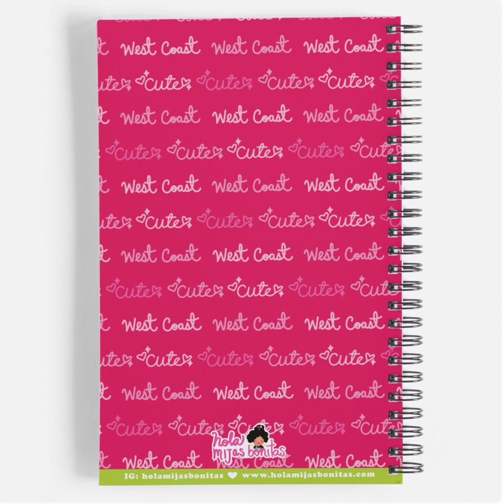 Cali Mijas Lizbeth Blank Notebook
