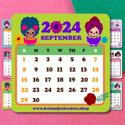 2024 Mijas Journal Mini Sticker Calendar