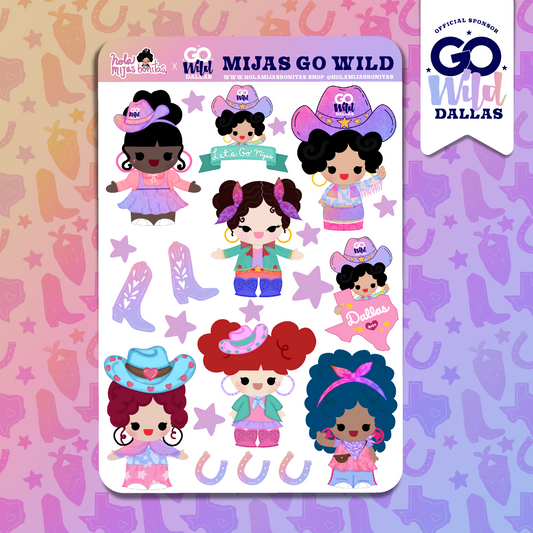Mijas Go Wild Big Sticker 2024