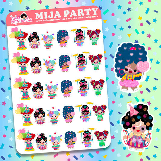 Mijas Party Small Sticker Sheet