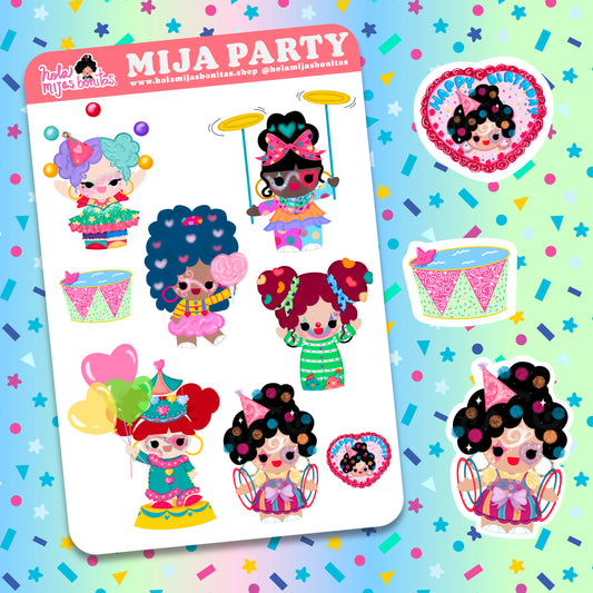 Mijas Party Big Sticker Sheet