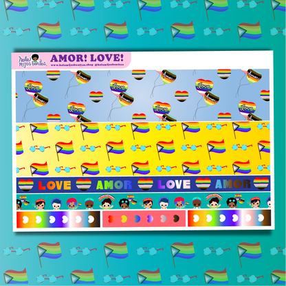 Love! Amor! Mijos Stationery Stickers Sheet Bundles