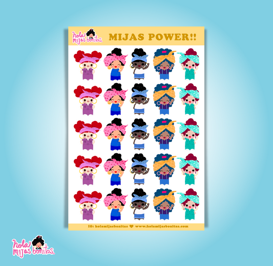 GRL PWR ALL GIRLS (SMALL) Sticker Sheet