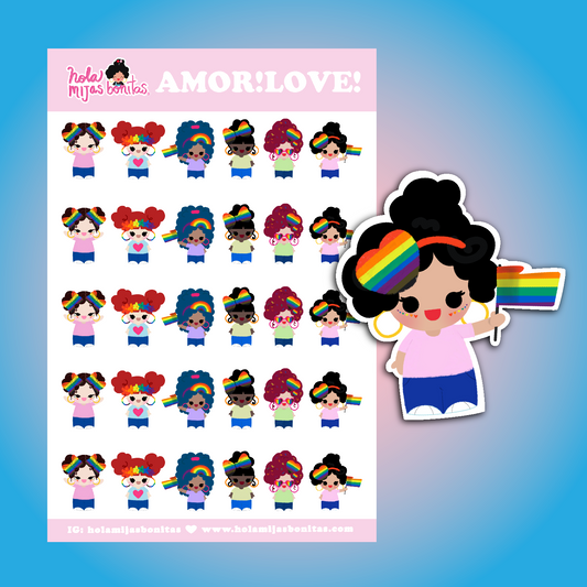 PRIDE (SMALL) Sticker Sheet