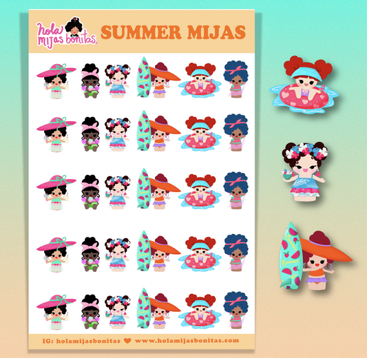 Summer Mijas Small Sticker Sheet