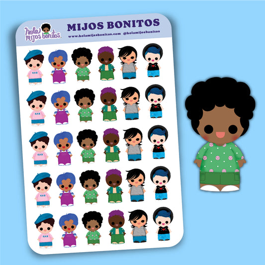 Hola Mijos Bonitos Small Sticker Sheet