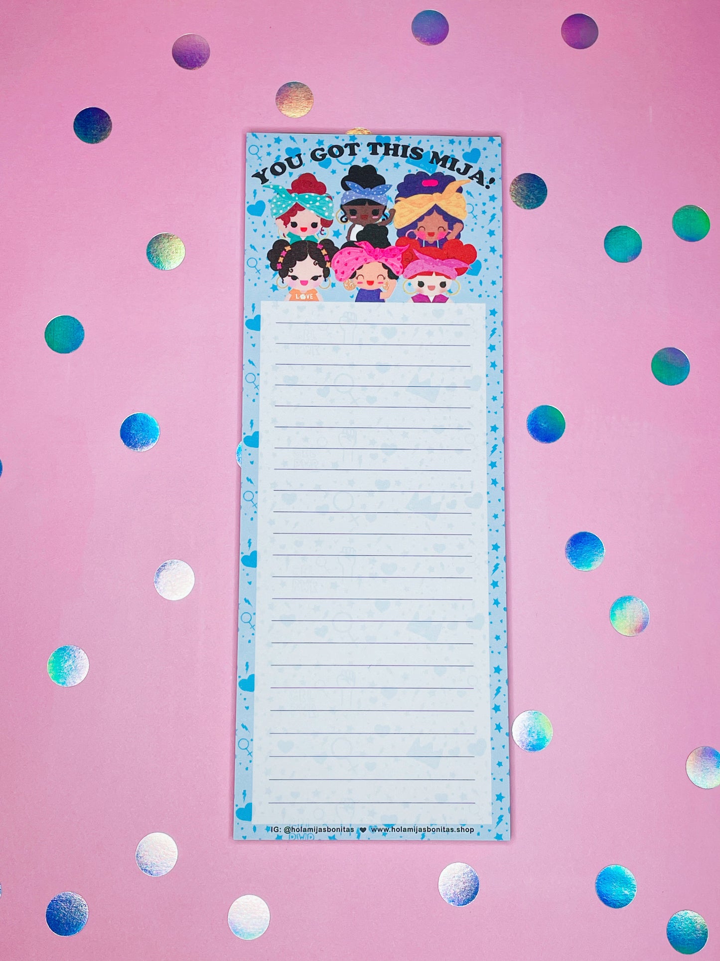 You Got This Mijas Long & Skinny Notepad