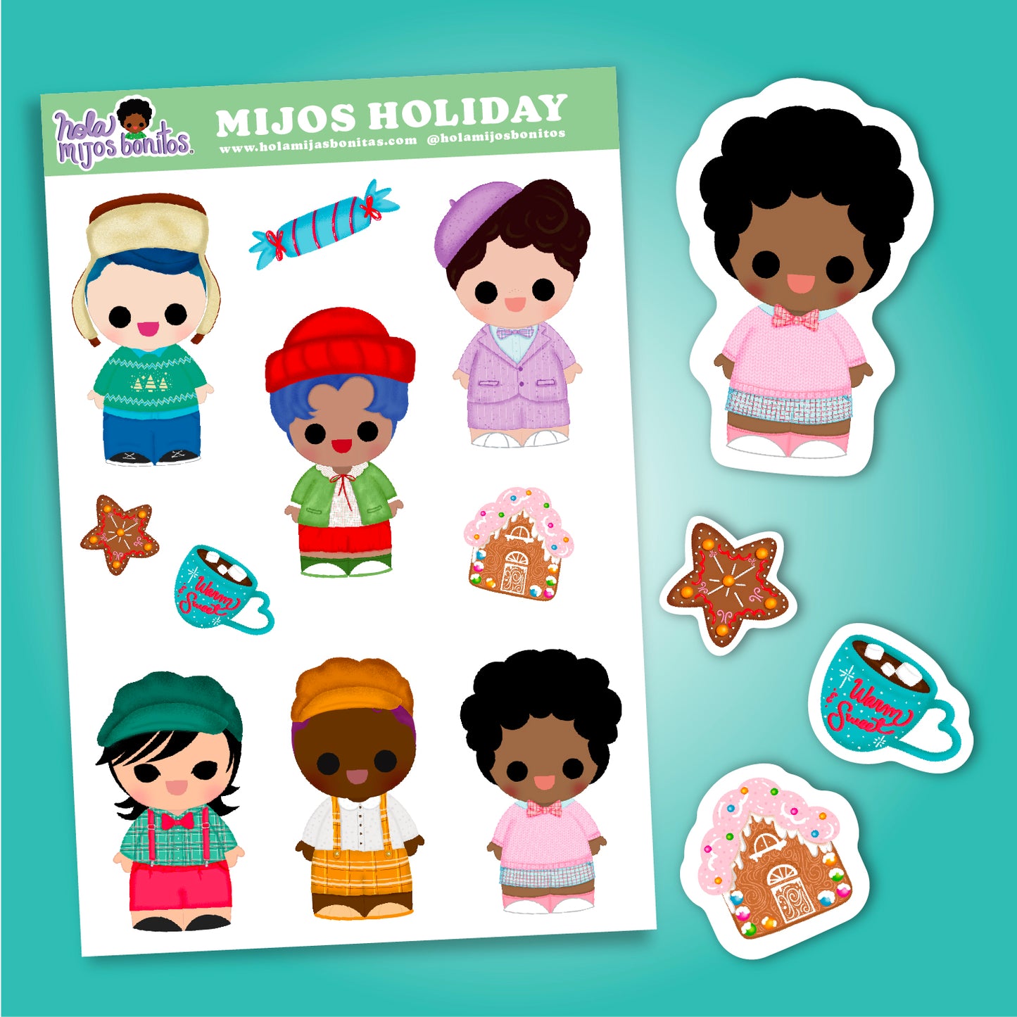 Mijos Holiday (BIG_C1) Sticker Sheet