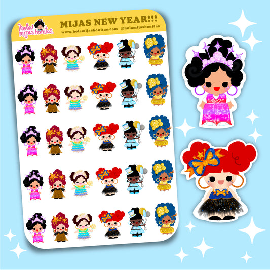NEW YEAR Celebration C2 Small Sticker Sheet