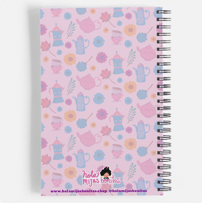 Mijas Tea Party Blank Paper Notebook