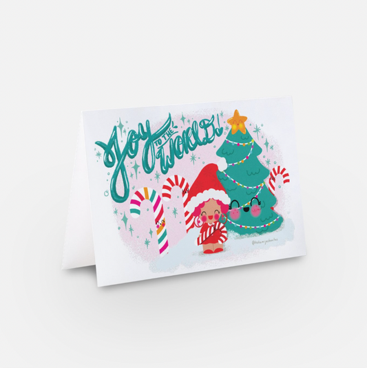 Joy to the World Holiday Greeting Card